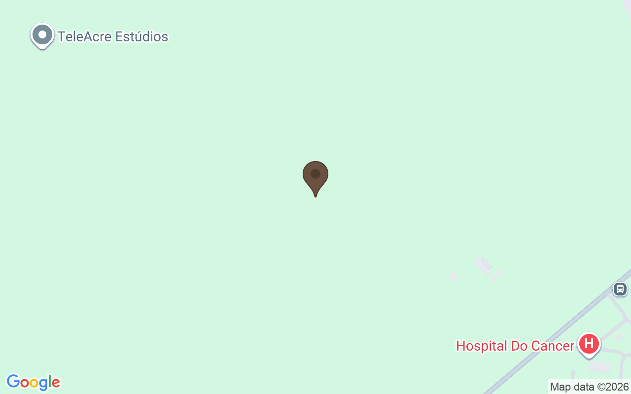 Map showing Municipal cemetery of Xapuri, Acre
