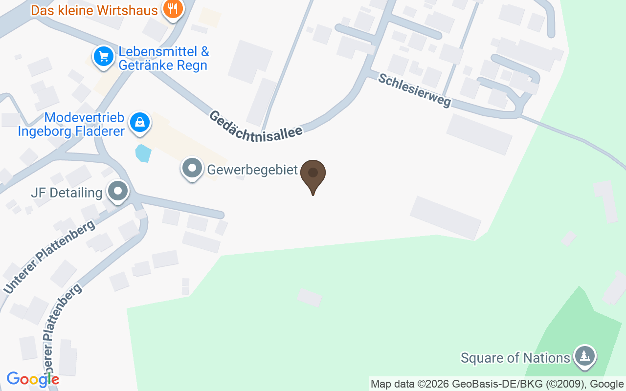 Karte mit Gedenkstätte des Konzentrationslagers Flossenbürg, Bayern
