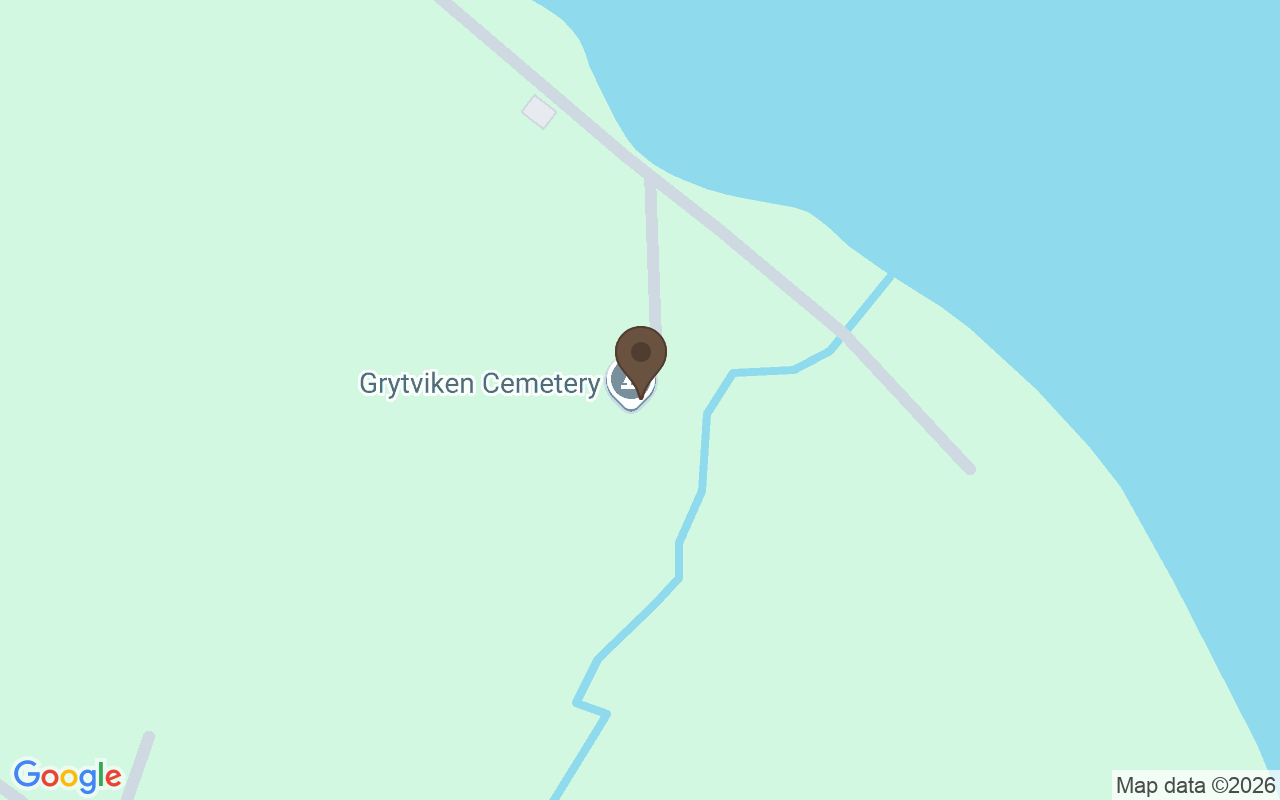 Karte mit Friedhof von Grytviken, Südgeorgien