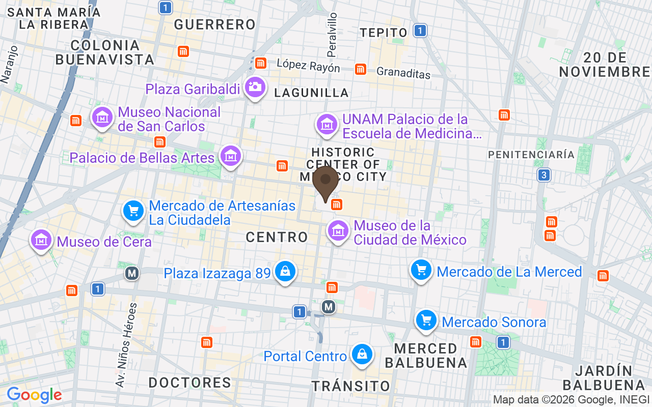 Carte situant Mexico