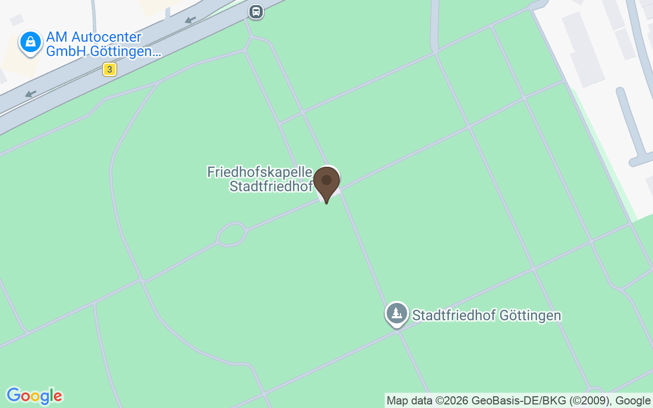 Carte situant Stadtfriedhof, Göttingen, Basse-Saxe