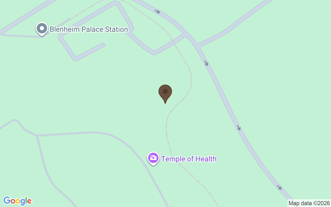 Mapa que sitúa Iglesia de San Martín, Bladon, Oxfordshire